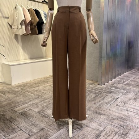 원턱 정장 셋업 와이드 팬츠