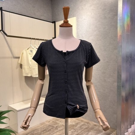 레이어드 배색 티셔츠