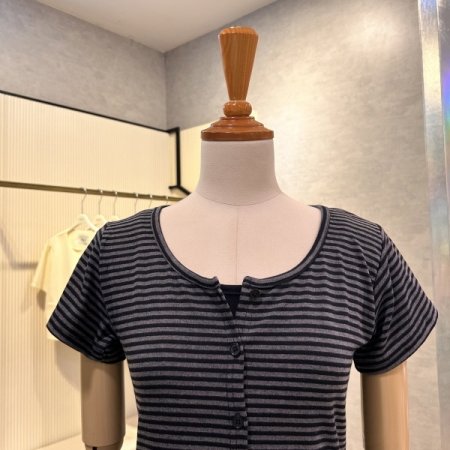 레이어드 배색 티셔츠