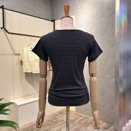 레이어드 배색 티셔츠