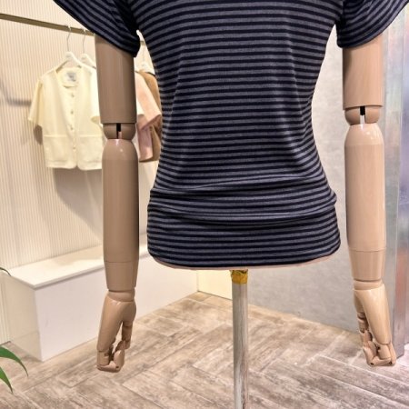 레이어드 배색 티셔츠