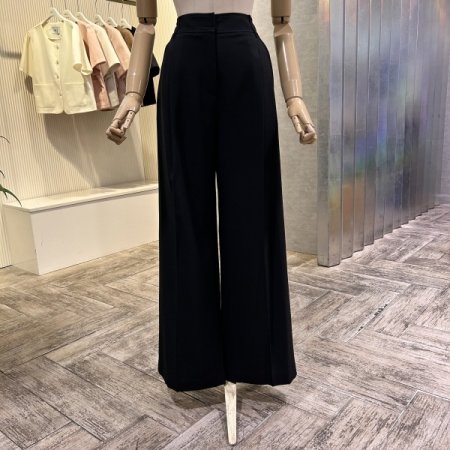 원턱 정장 셋업 와이드 팬츠