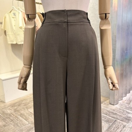 원턱 정장 셋업 와이드 팬츠