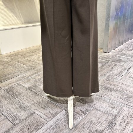 원턱 정장 셋업 와이드 팬츠