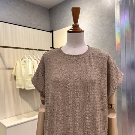 나그랑 캡 소매 박시 원피스