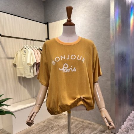 마혼방 밴딩 레터링 티셔츠