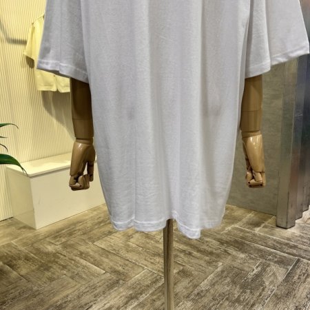 체리 레터링 박시 롱 티셔츠