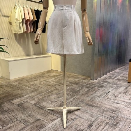 백 밴딩 마혼방 반바지