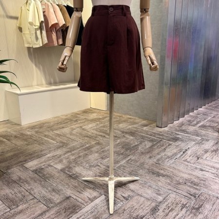 백 밴딩 마혼방 반바지