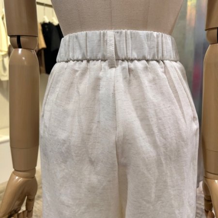 백 밴딩 마혼방 반바지