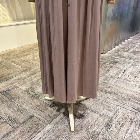 밴딩 와이드 플리츠 치마 바지