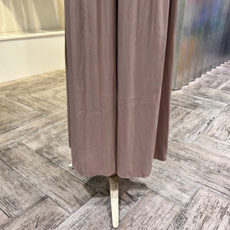 밴딩 와이드 플리츠 치마 바지