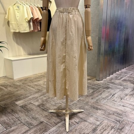 밴딩 H라인 셋업 롱 스커트