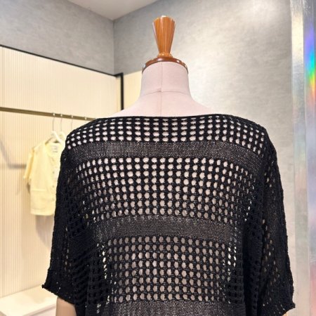 스트랩 셔링 나그랑 펀칭 니트