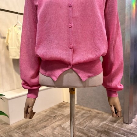 시스루 라운드 가디건