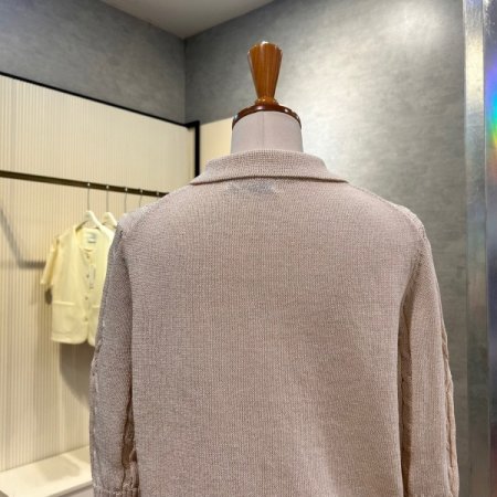 꽈배기 카라 니트