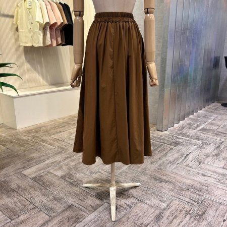 백밴딩 플리츠 셋업 스커트