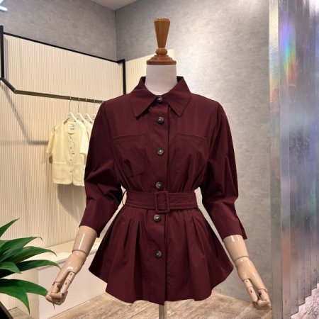 백밴딩 카라 셋업 자켓