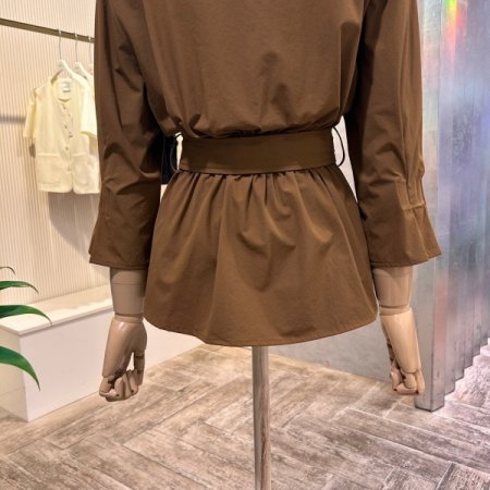 백밴딩 카라 셋업 자켓