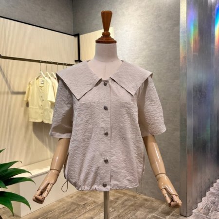 세일러 카라 스트링 블라우스