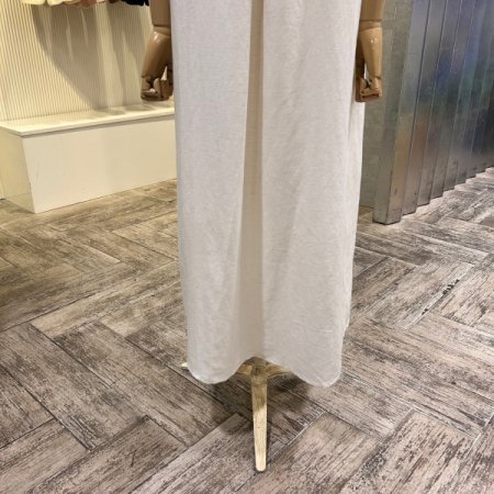 라운드 마혼방 민소매 롱 원피스