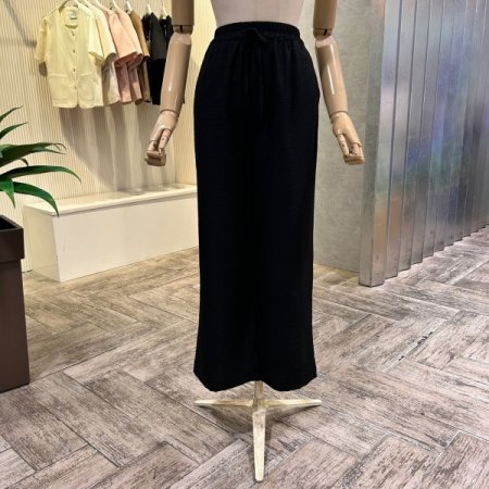 밴딩 스트랩 캐주얼 팬츠