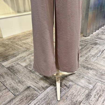 밴딩 스트랩 캐주얼 팬츠