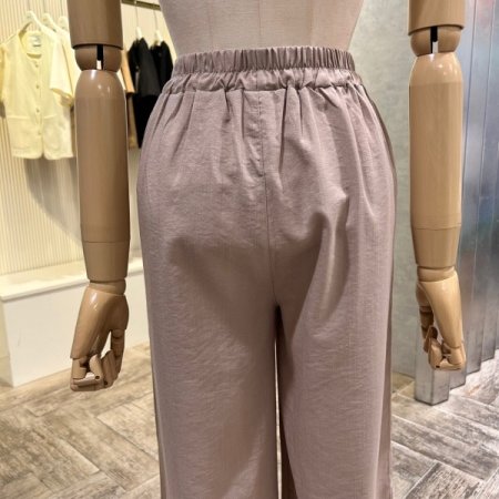 밴딩 스트랩 캐주얼 팬츠