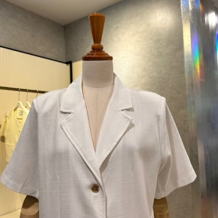 마혼방 카라 반팔 자켓