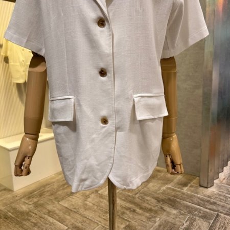 마혼방 카라 반팔 자켓