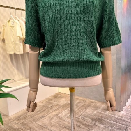 라운드 컬러 니트