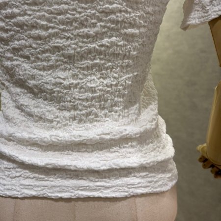 엠보심 셔링 반팔 티셔츠