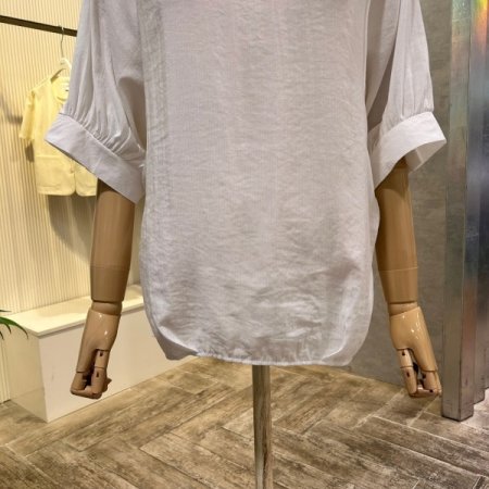 V넥 스트랩 블라우스