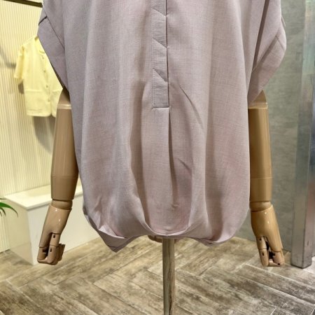 나그랑 플리츠 언발 블라우스