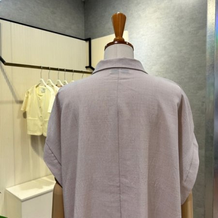 나그랑 플리츠 언발 블라우스