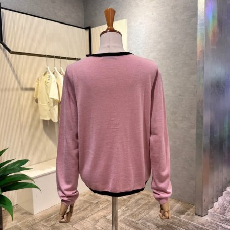 배색 심플 셋업 가디건