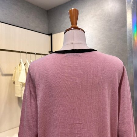 배색 심플 셋업 가디건