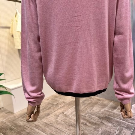 배색 심플 셋업 가디건