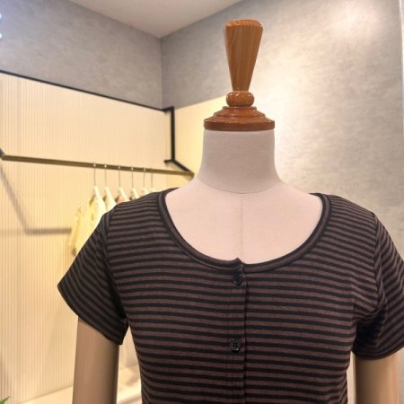 배색 레이어드 티셔츠