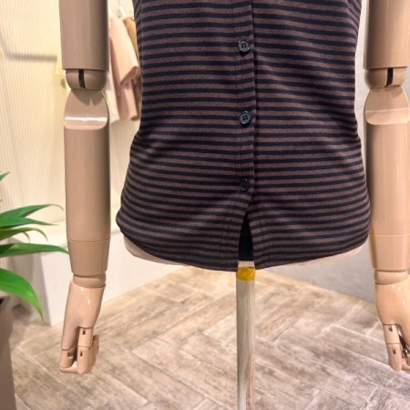 배색 레이어드 티셔츠