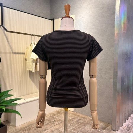 배색 레이어드 티셔츠