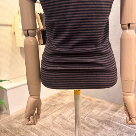 배색 레이어드 티셔츠