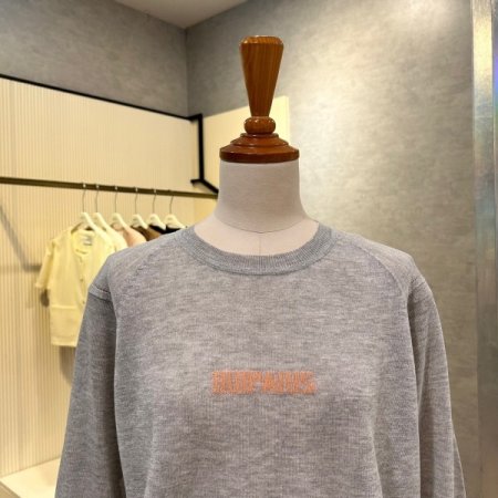 레터링 심플 니트