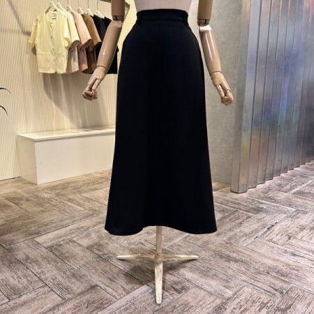 플레어 라인 롱 스커트