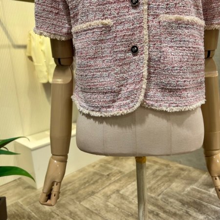 트위드 크롭 자켓