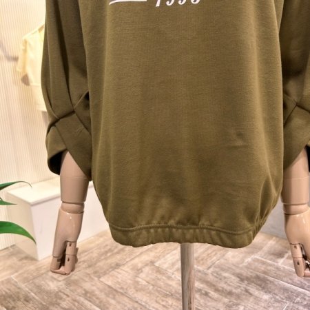 플리츠 소매 밴딩 티셔츠