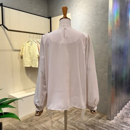 시스루 레이어드 블라우스