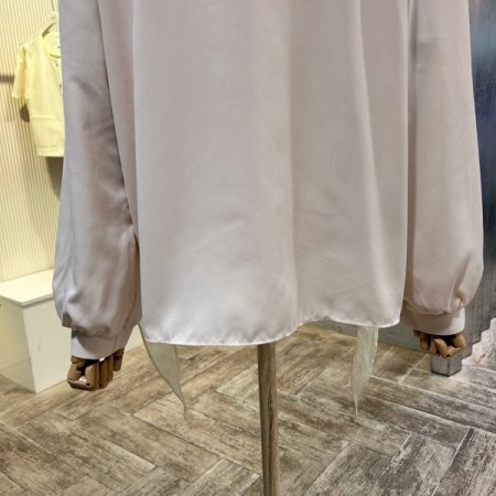 시스루 레이어드 블라우스