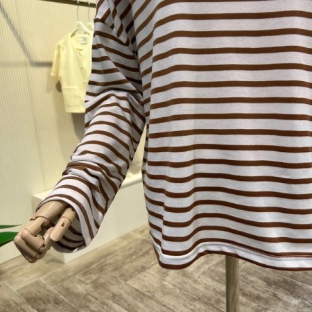 스트라이프 박시 티셔츠