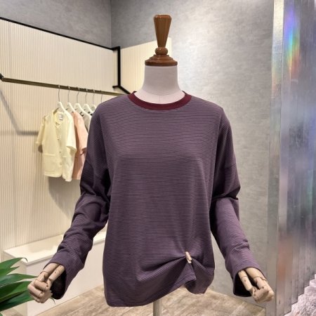 스트라이프 박시 티셔츠